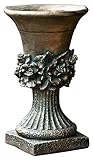WQQLQX Statue Garten Dekoration Skulptur Garten Garten Statue Römischer Sockel Große Blume Topf Vase Dekoration Outdoor Dekoration Zubehör Geschenk Skulp