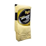 Meguiars X2035EU Supreme Shine Microfiber 40x60cm, Satz à 6 Stück, Gelb, 6er-Pack