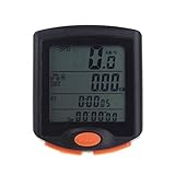 DJG Mini-GPS-Fahrrad-Computer, Wired Fahrradgeschwindigkeitsform Auto Computer-wasserdichte und wasserdicht Fahrrad-Geschwindigkeitsmesser LCD