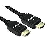Abacus Range 8K 48 Gbps zertifiziertes Ultra High Speed HDMI-Kabel | 2.1 HDMI HRD Kabel eARC kompatibel mit älteren 2.0 1.4 und v1.3 Geräten (schwarzes Aluminium, 2 m)