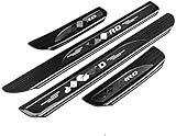 WFCLYX 4 Stück Edelstahl Auto Einstiegsleistenschutz für Honda 9.5 Generation Accord, Welcome Pedal Abriebschutz Rutschfestes Auto Styling Dekorationszubehö