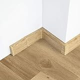 [DQ-PP] Außenecke 55mm PVC Eiche Antik Laminatleisten Fussleisten aus Kunststoff PVC Laminat Dekore Fuß