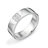 Miore Damen 925 Sterling Silber Hochzeitsring mit Zirk