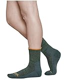 vitsocks Damen Wandersocken MERINO Wolle Polsterung, warme Trekking Socken Anti-Blasen, grün-grau, 39-42