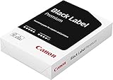 Canon Deutschland Black Label Premium Multifunktionspapier, 500 Blatt FSC zertifiziert, A4, 80g/m², alle Drucker hochweiß CIE 164 (optimierte Schutzverpackung)