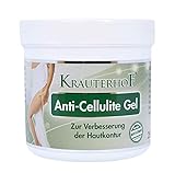 Kräuterhof Anti-Cellulite-Gel 4 x 250ml straffende Creme mit Wärmeeffek