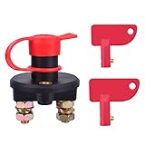 YoungRich Batterie Trennschalter 12v für Batterie Abgeschnitten Kill Switch Batterietrennschalter Batterieschalter Trennschalter Hauptstromschalter Knochen Schalter für Marine Auto Boot Fahrzeug