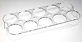 Universal-Eierhalter 2252 für Kühlschrank, Kühl-/Gefrierkombination, Einbaukühlschrank, Für bis zu 10 Eier, Maße (HxBxT): 2,5cm. x 23,5cm. x 9,5cm (Maße prüfen!)