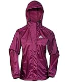 Cox Swain 2-Lagen Damen Outdoor Funktions Regenjacke - 3.000mm Wassersäule -3.000mm Atmungsaktivität, Colour: Berry, Size: L