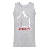 Art T-shirt, Zlatan Ibrahimovic, Tanktop für Herren, Freddie-can-Man-Gry-XXL, Grau, Freddie-can-Man-Gry-XXL XXL