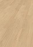 Egger Home Laminatboden EHL107 Matera Eiche hell (8mm, 1,995m²) | authentische Holzoptik | | Einfache Verlegung durch CLIC It System | Praktisch & wertbeständig, Hellb