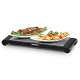 ROMMELSBACHER WPS 857 mobile Wärmespeicherplatte (kabellose Verwendung als Warmhalteplatte, Qualität Made in Germany, in nur 8 min auf 120°C, Wärmeabgabe bis 60 min, 850 W) E