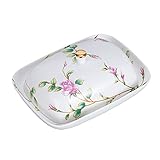 Hong Yi Fei-Shop Butterdose Butter Teller Keramik Teller Lebensmittelservice Platte Butter Teller Käse Box Design Lebensmittelgericht 1pc Butterdose für Zuhause, Bü