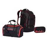 Satch Pack Fire Phantom Schulrucksack Set 3tlg