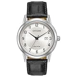 Citizen Herren Analog Quarz Uhr mit Leder Armband AW1231-07