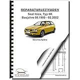 SEAT Ibiza Typ 6K 1999-2002 Schaltplan Stromlaufplan Verkabelung Elektrik