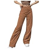 POTOU Hosen Damen Jogginghosen Damen Hosen Damen High Waist Hosenanzug Damen Hochzeit Sommerhose Damen Leinenhose D