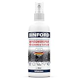 BINFORD Imprägnierspray für Schuhe & Textilien 100 ml - atmungsaktive Imprägnierung für Leder & Textil | Schuh-Schutz Spray, Nano Impregnierungsspray Schuhe, Wasserabweisendes Spray für S