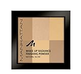 Manhattan Wake Up Radiance Finishing Powder, in der Farbe 002 Honey, Für einen natürlichen Glow auf der Haut, In 2 Farb