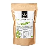 Bio Erbsenprotein 1000g, aus Erbsen angebaut in USA/Kanada, 85% Eiweiß, vegan, glutenfrei (DE-ÖKO-006)
