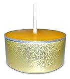 Teelichter aus 100% Bienenwachs in goldenen Aluhüllen 22 Stück