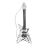 Widmann 04814 - Aufblasbare Rockstargitarre, Länge circa 92 cm, Instrument, Luftgitarre, Mottoparty,