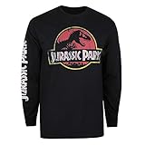 Nasa Herren Logo Long Sleeve Top T-Shirt, Schwarz, M