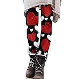 Strumpfhosen Damen Muster Damen Leggings Valentinstag Druck Sport Lang Elegant Yoga Pants Blickdicht High Waist Frauen Laufhose Fitnesshose Trainingshose Sportleggins Streetw
