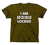 I Am Sherlocked T-Shirt Sherlock Holmes TV, XXL, O