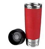 Emsa 515614 Isolierbecher 500 ml, Quick Press Verschluss, Travel Mug Grande ROT