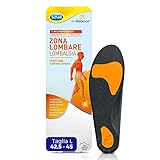Scholl Einlegesohlen In-Balance, Schmerzlinderung bei Verspannungen im Lendenbereich, Hexenschuss, Größe L, Unisex