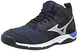 Mizuno Unisex Wave Supersonic 2Mid Volleyball-Schuh, Skycaptain Gsilver Viole, 51 EU