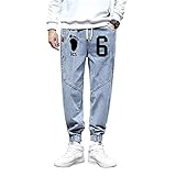 HYDXSJH Haikyuu Anime Jogginghos Hose Trainingshose Jogger'S Hosen Voll Bedruckte Hose Trainingshosefemale,L