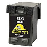 Yellow Yeti Ersatz für HP 21XL 21 XL Druckerpatrone Schwarz kompatibel für HP Deskjet F2120 F2180 F2280 F335 F375 F380 F390 F4180 F4190 3940 D1460 D1530 D2360 D2460 Officejet 4315 4355 PSC 1410 1415