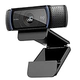 GQFDBS 1080P HD Megapixel USB2.0 Webcam Kamera Videoanrufkamera mit MIC Clip-on, Eingebautes Mikrofon für Computer PC Laptop, 180 Grad verstellbar, Unterstützt Windows/Android TV (Schwarz)