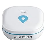 SEBSON Wassermelder Mini GS153, 10 Jahres Langzeit-Batterie, Wasseralarm, Wasserwächter 60x60x24,2mm, Wassersensor mit Lithium B