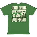 John Deere Equipment The Key to Great Farming Men’s T-Shirt (XX-Large)