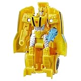 Transformers Hasbro E3642EZ2 Bumblebee Cyberverse Adventures Action Attackers 1-Step Bumblebee Figur, Sting Shot Action Attacke, 10,5