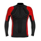 Ducati Warm Up Thermo T-Shirt schwarz/rot Größe M/L