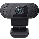 wansview Webcam 1080P mit Mikrofon, Webcam USB 2.0 Plug und Play für Laptop, PC, Desktop, mit automatischer Lichtkorrektur, für Live-Streaming, Videoanruf, Konferenz, Online-Unterricht, Sp