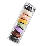 Minkissy 8Pcs Konjac Schwämme Natürliche Gesichts Schwämme Peeling Tiefe Reinigung