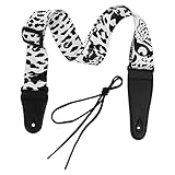 Generic Einstellbare Gitarre Strap Polyester Bass Strap Leopard Schulter Strap Musical Instrument Strap Gürtel Gitarre Zubehö