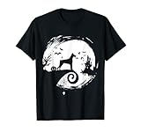 Doberman Pinscher Halloween-Kostüm, Mond-Silhouette T-S