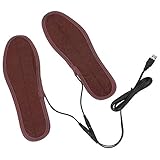 Elektrische Heizung Schuheinlagen, USB Electric Power Beheizte Bequeme Füße Wärmehaltende Schuhheizung Unisex Pads für Männer/Frauen Schuhe(35-36码)