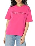 Superdry Damen CL Source Tee T-Shirt, Hot Pink, M
