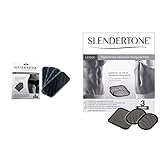 Slendertone Ersatzelektroden Gel-Pads Bottom Po-Trainer 4er Set & Ersatzelektroden Gel-Pads 3er Set für alle Bauchmusk