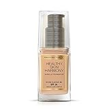 Max Factor Healthy Skin Harmony Foundation Warm Almond 45 – Flüssig Make-up für die perfekte Grundierung – Feuchtigkeitsspendend für die Haut – 1 x 30
