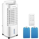 TROTEC Aircooler PAE 11 Luftkühler 3-in-1 mobile Klimaanlage Klimagerät Ventilator Luftbefeuchter 3 Gebläsestufen 3 l Tank Verdunstungskühlung L