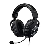 Logitech G PRO X Gaming-Headset, Over-Ear Kopfhörer mit Blue VO!CE Mikrofon, DTS Headphone:X 7.1, PRO-G 50mm Lautsprechern, 7.1 Surround Sound für Esport Gaming, PC/PS/Xbox/Nintendo Switch - Schw