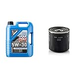 LIQUI MOLY 1137 Longtime High Tech Motoröl, 5W-30, 5 L & Original MANN-FILTER Ölfilter WP 1026 – Für PKW